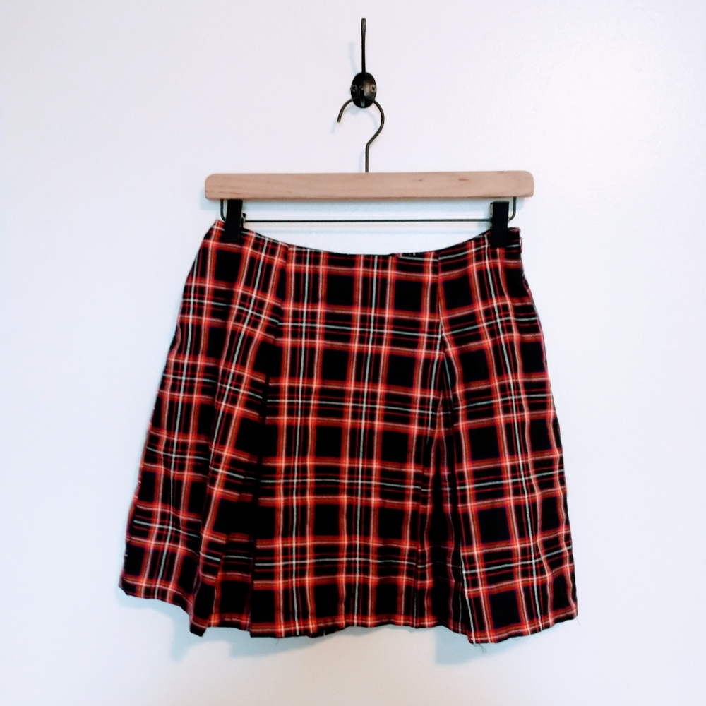 Urban Renewal plaid pleated school girl skirt size small
